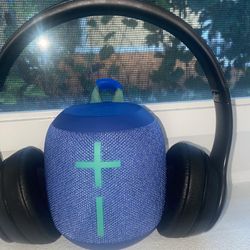 WONDERBOOM 2 Bluetooth Speaker Plus solo Beats 3 Headphones 