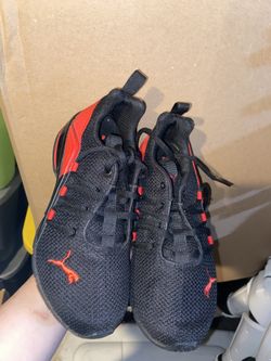 Puma Axelion Break Training  Mens Black Red Sneakers Athletic Shoes 