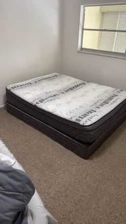 FREE Queen Size Mattress and Box Spring – Excellent Condition