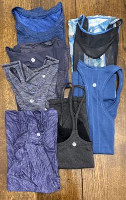 🍋LIKE NEW Lululemon  7 Pc Assortment  Tank Tops Size 6 