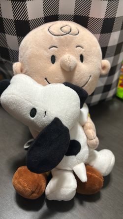 Charlie and snoopy plush