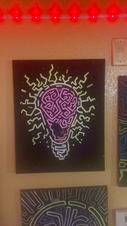 Bright minds. Original artwork. 16” X 20”  acrylic on canvas