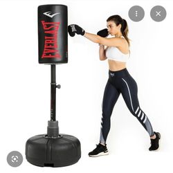EVERLAST PUNCHING BAG AND PAIR OF 25ILBS DUMBBELLS ($60)!!