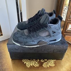 Jordan 4 Retro Kaws Black Glow