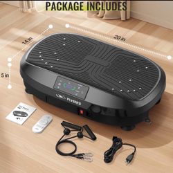 Vibration Plate Exercise Machine, 120 Adjustable Speed High Intensity Vibration for Muscle Toning We