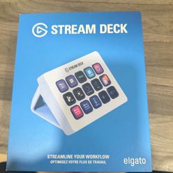 White Elgato Stream Deck Complete w/ Box