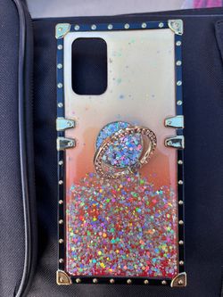 Samsung S20 plus glitter style case
