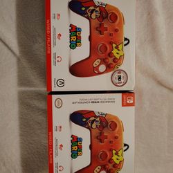 2 Brand New Nintendo Switch Controllers Super Mario
