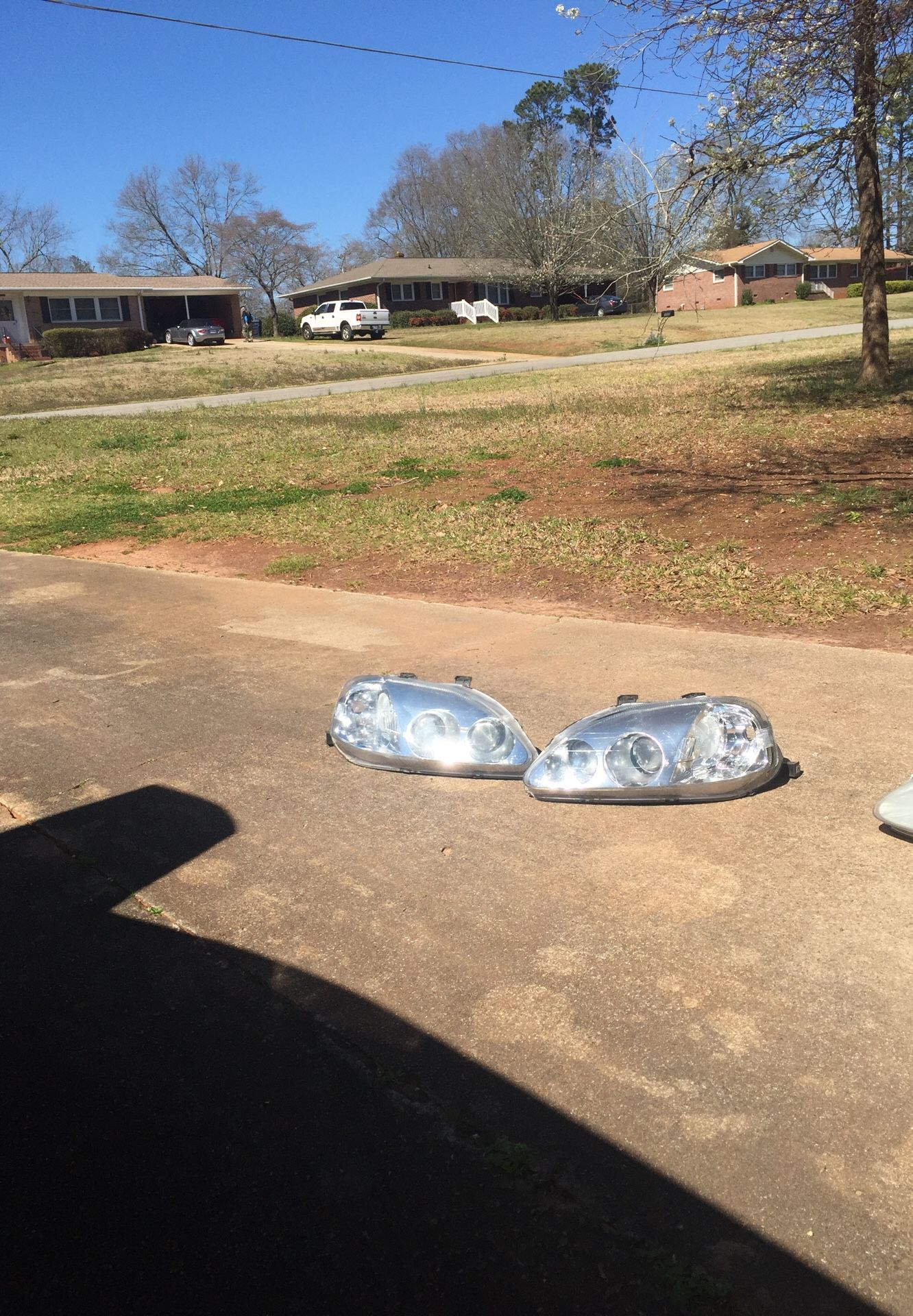 1999 Honda Civic headlights