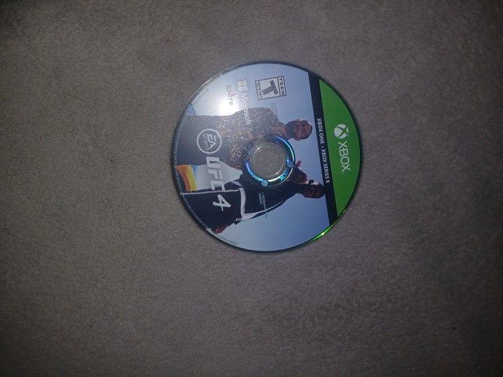 UFC 4 Xbox One No Box Unscratched Perfectly Fine