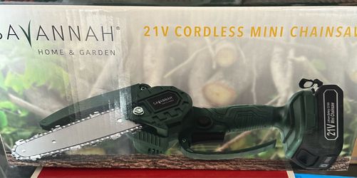 21V cordless mini chain saw