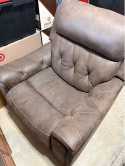 Micro Dash soft leather recliner – electric