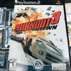 Burnout 3 Takedown Ps2 $25 Gamehogs 11am-7pm