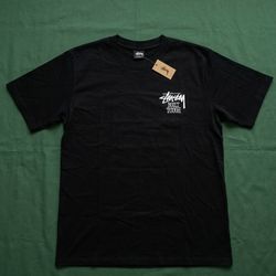 NWT Stüssy "Built Tough" Teddy Bear Graphic Tee - Black - Medium