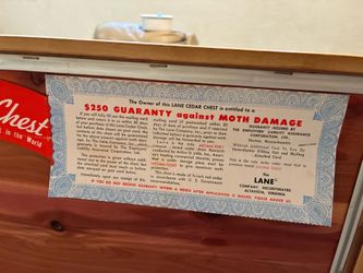 Cedar chest