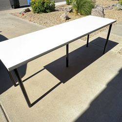 78” IKEA Linnmon Table Desk with Adils Legs