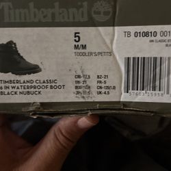 Infant 6in Black Timberland