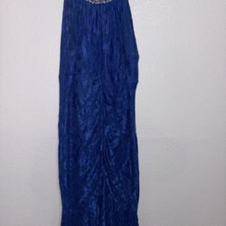 Royal blue formal dress