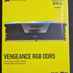 Corsair Vengeance RGB DDR5 RAM 64GB (2x32GB) Original Packaging, Sealed, With Warranty