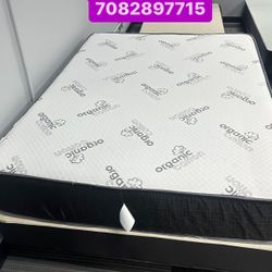 Huge sale for Mattress And Box Twin size mattress and box 150.$ full 190$ Queen 200$ king 290$. Mattress And Box and frame and headboard. King 580$ Qu
