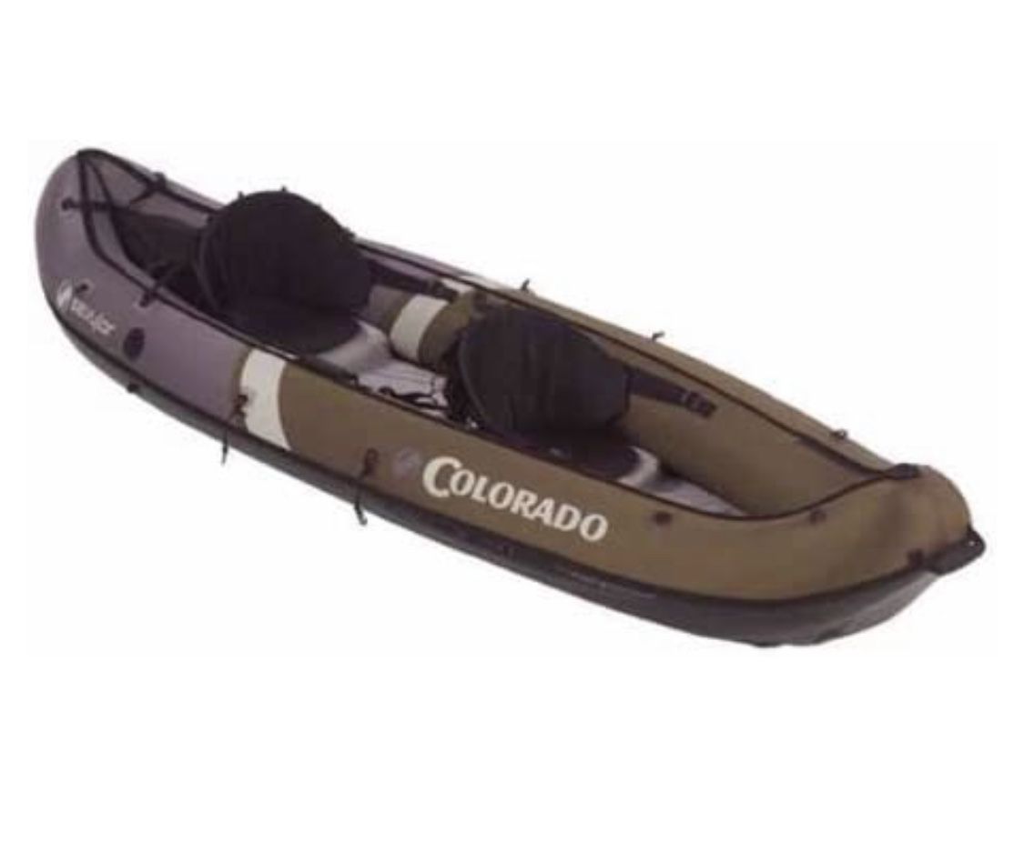 Sevylor Inflatable Colorado Hunting and Fishing Canoe, 2-Person