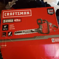 Craftsman 42cc 18inch Chainsaw New