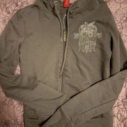 Apple Bottom Zip-up Sweater