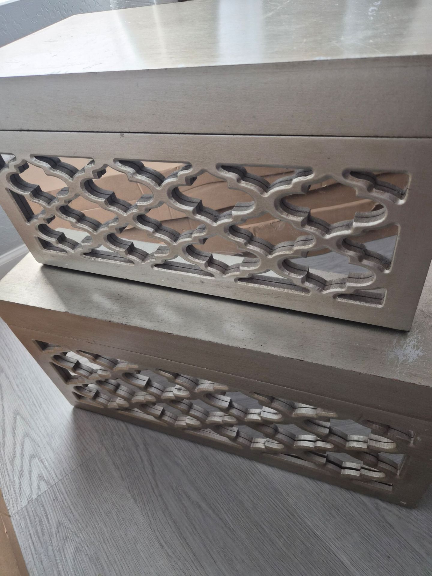 Two storage box trunks