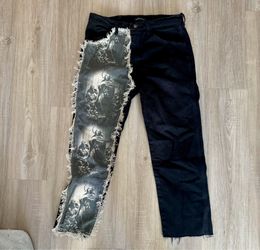 Virgin Mary Custom Jeans