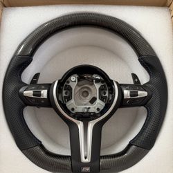 BMW M-Style Carbon Fiber Steering Wheel for F30/F32/F36