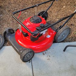Gas powered mower