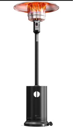 EAST OAK Upgraded 50,000 BTU Propane Patio Heater, Outdoor Heater with Enhanced Burner Head