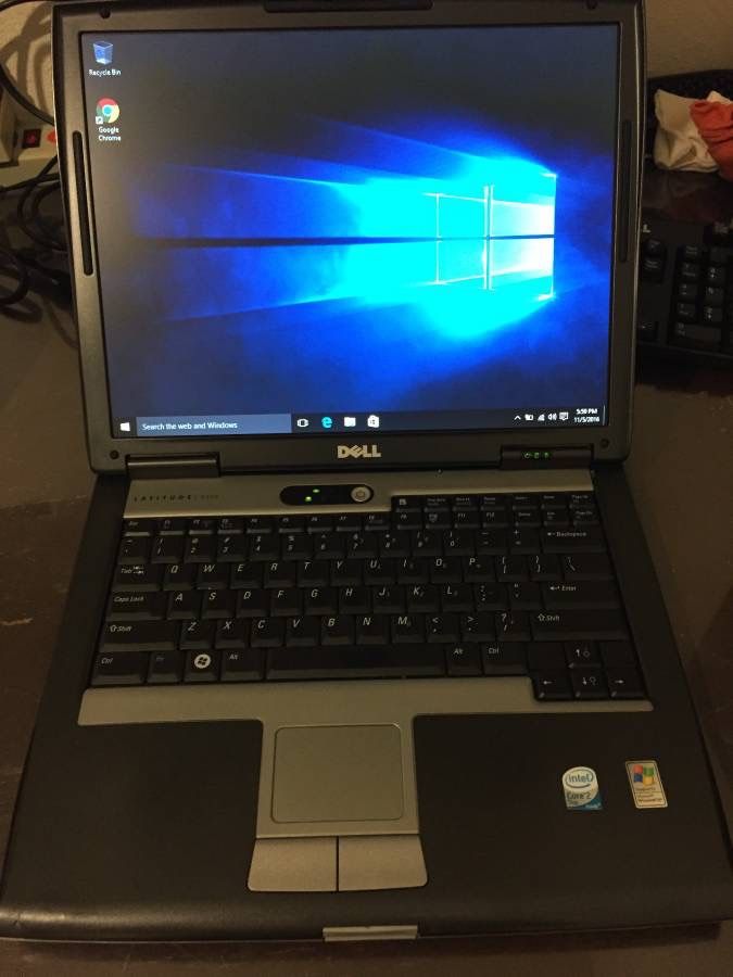 DELL LATITUDE D520 LAPTOP, WINDOWS 10, MS OFFICE, NEW BATTERY