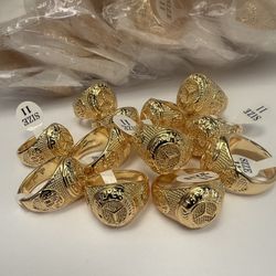  Brand New 14k Real Gold Plated Men Ring💥💥💥