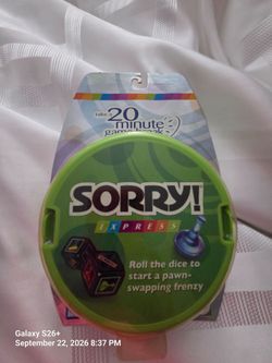 Sorry! Express Travel Board Game