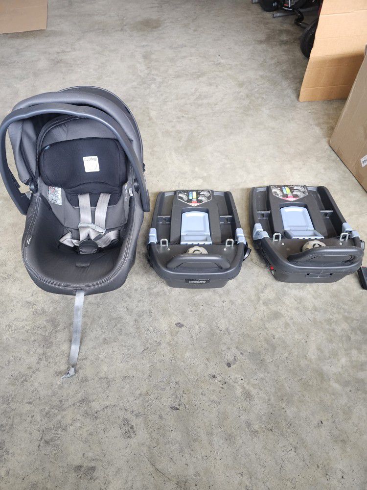 Peg Perego Viaggio 4-35 Infant Car Seat With 2 Bases