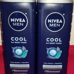 Nivea Men Body Wash 16oz Each 
