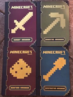 Minecraft Paperback Handbooks LOT of 4