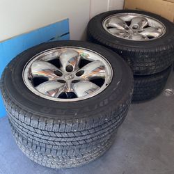 Goodyear Wrangler Tires Rims Set of 4