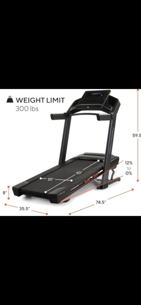 ProForm Trainer 8.7 Folding SmartTreadmill New