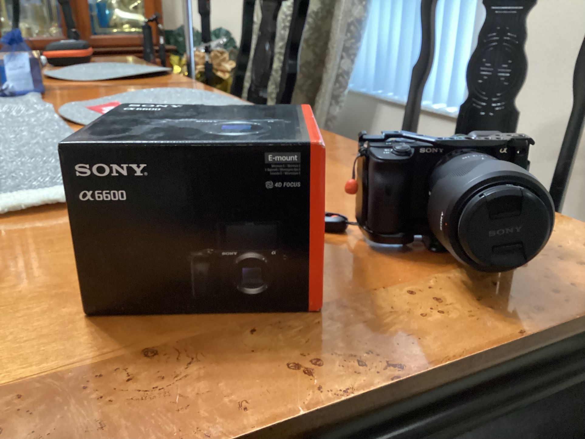 Mint Sony A6600 With 18-135mm F3.5-5.6 Less Than 2200 Shutter Count
