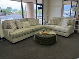 Sofa and love seat by Ashley furniture