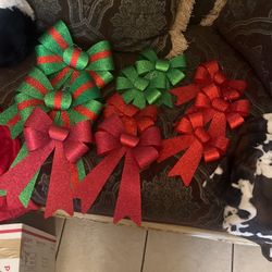 Moños De Decoración Navideña Para Arbolito