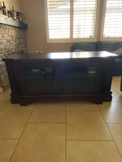 Wood Tv stand / media console