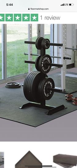 Gym Mat heavy duty commercial 4’ x 6’ x 3/4 thick brand new