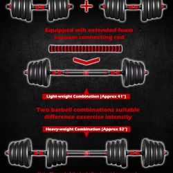 Adjustable Dumbbells  Set  (88lbs)