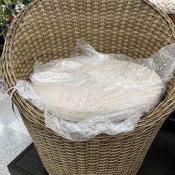 Brand New Spinning Wicker Chair Set