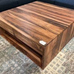 Grapht Walnut Coffee Table 