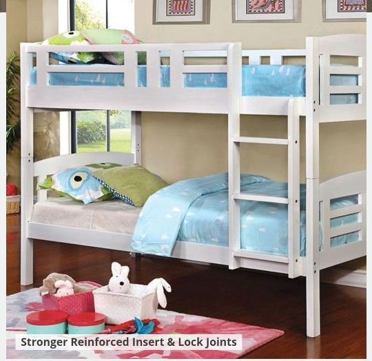 TWIN/ TWIN BUNKBED MATTRESS SOLD SEPARATELY NEW IN BOX FINANCY AVAILABLE