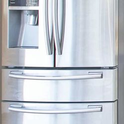 Samsung Stainless Steel French Door Refridgerator 25.5 Cubic Feet - Freezer Not Freezing